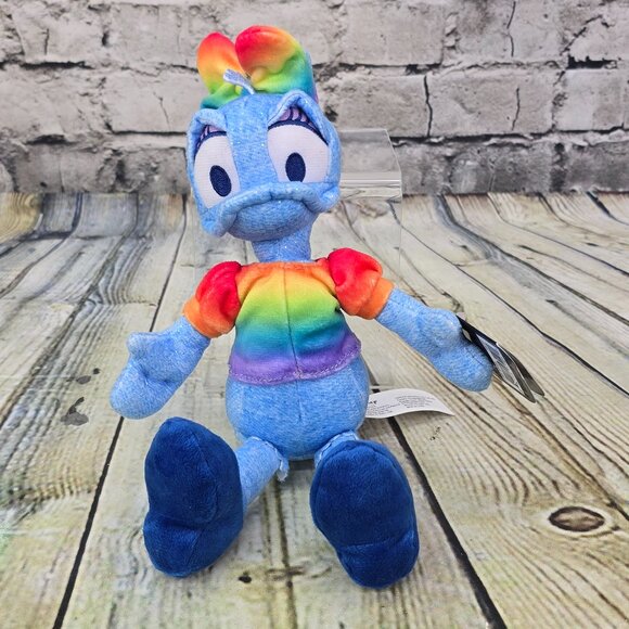 Disney Pride Plush Donald & Daisy Duck 10" Rainbow Collection NEW w/ Tags - Picture 6 of 9